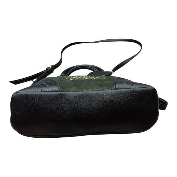 NWT Y2K Juicy Couture Heritage Dome Satchel Super Green/Black Cross Body - Picture 5 of 11